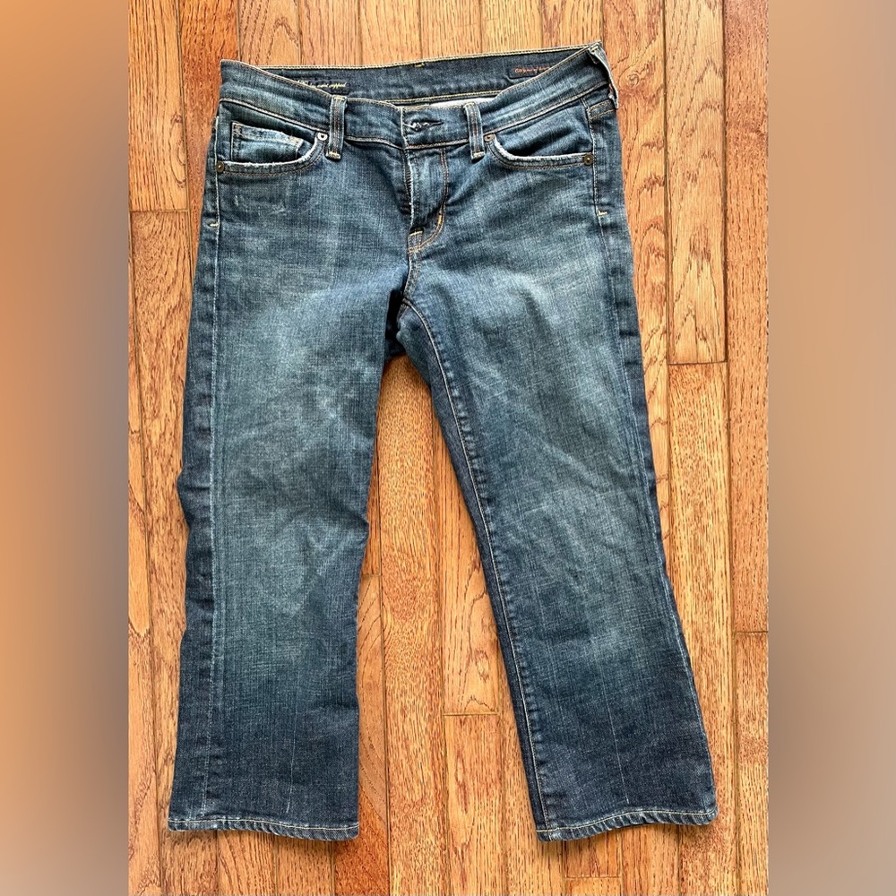 Citizens Of Humanity Blue Ankle Jeans